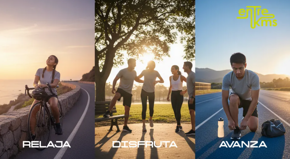🧘🏽♀️ Relaja ・ 🎉 Disfruta ・ 🏃🏽♀️➡️ Avanza